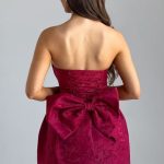 Elenora Mini Dress - Red - Image 2