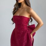 Elenora Mini Dress - Red - Image 3