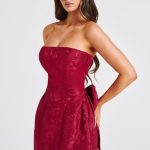 Elenora Mini Dress - Red - Image 10