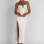 Ardelle Midi Dress - Ivory - Image 7