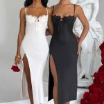 Ardelle Midi Dress - Ivory - Image 9