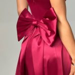 Freja Mini Dress - Burgundy - Image 5