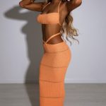 Aubery Maxi Skirt - Orange - Image 6
