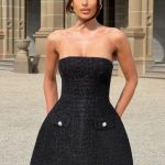 Lottie Mini Dress - Black