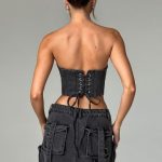 Billie Mini Skirt - Black Wash - Image 11