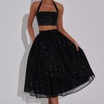 Alani Crop Top - Black Sparkle - Image 5