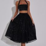 Alani Crop Top - Black Sparkle - Image 6