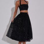 Alani Crop Top - Black Sparkle - Image 7