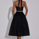Alani Crop Top - Black Sparkle - Image 8