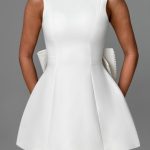 Carrie Mini Dress - Ivory - Image 7