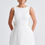 Carrie Mini Dress - Ivory - Image 16