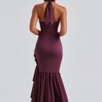 Veronique Maxi Dress - Cherry Lacquer - Image 3
