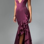 Veronique Maxi Dress - Cherry Lacquer - Image 5
