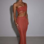 Kaela Maxi Skirt - Rust - Image 5