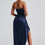Helen Maxi Dress - Navy - Image 2