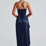 Helen Maxi Dress - Navy - Image 4