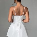 Sela Mini Dress - Ivory - Image 2