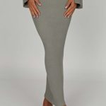 Elia Maxi Skirt - Khaki - Image 2