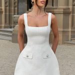 Bessie Mini Dress - Ivory