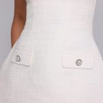 Bessie Mini Dress - Ivory - Image 7