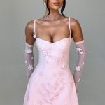 Dalary Mini Dress - Blush - Image 5