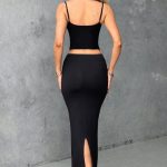 Yazmin Maxi Skirt - Jet Black - Image 3