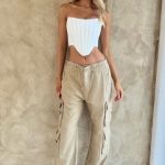 Tinashe Cargo Pants - Sand - Image 2