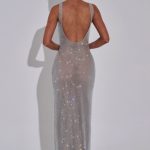 Petra Maxi Dress - Silver - Image 11