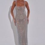 Petra Maxi Dress - Silver - Image 12