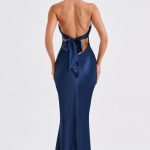 Dimitra Maxi Dress - Navy - Image 4