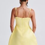 Sofie Mini Dress - Lemon - Image 10