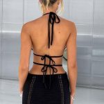 Selena Mini Dress - Black - Image 2