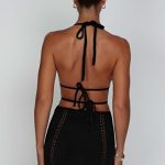 Selena Mini Dress - Black - Image 7