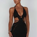 Selena Mini Dress - Black - Image 9