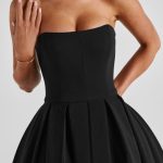 Edith Midi Dress - Black - Image 3