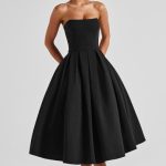 Edith Midi Dress - Black - Image 4