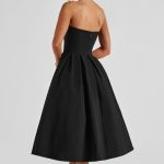 Edith Midi Dress - Black - Image 6