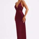 Anja Maxi Dress - Burgundy - Image 3