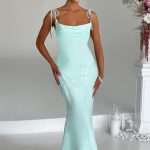 Whitney Maxi Dress - Mint - Image 5