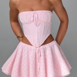 Winnie Mini Skirt - Blush - Image 3