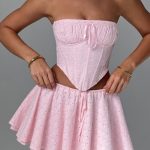 Winnie Mini Skirt - Blush - Image 8