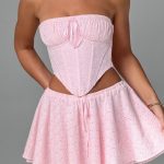 Winnie Mini Skirt - Blush - Image 9