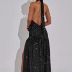 Melania Maxi Dress - Black Sparkle - Image 6