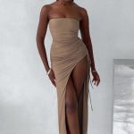 Lavina Maxi Dress - Mocha - Image 3