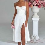 Deanna Midi Dress - Ivory