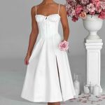 Deanna Midi Dress - Ivory - Image 3