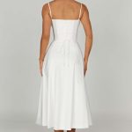 Deanna Midi Dress - Ivory - Image 6