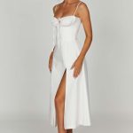 Deanna Midi Dress - Ivory - Image 7