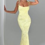 Whitney Maxi Dress - Lemon - Image 7