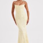Whitney Maxi Dress - Lemon - Image 8